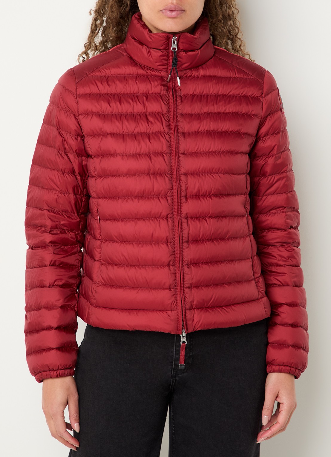 Parajumpers Emilia puffer jack met donsvulling - detail 3 bordeauxrood