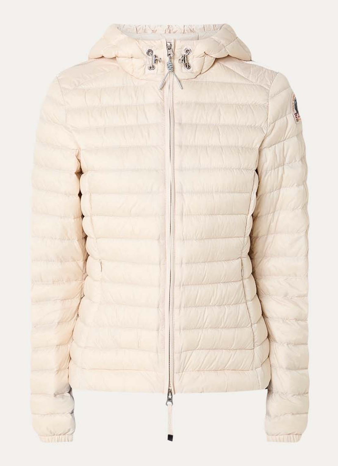 Parajumpers Genie puffer jack met donsvulling - voorkant 3 wit