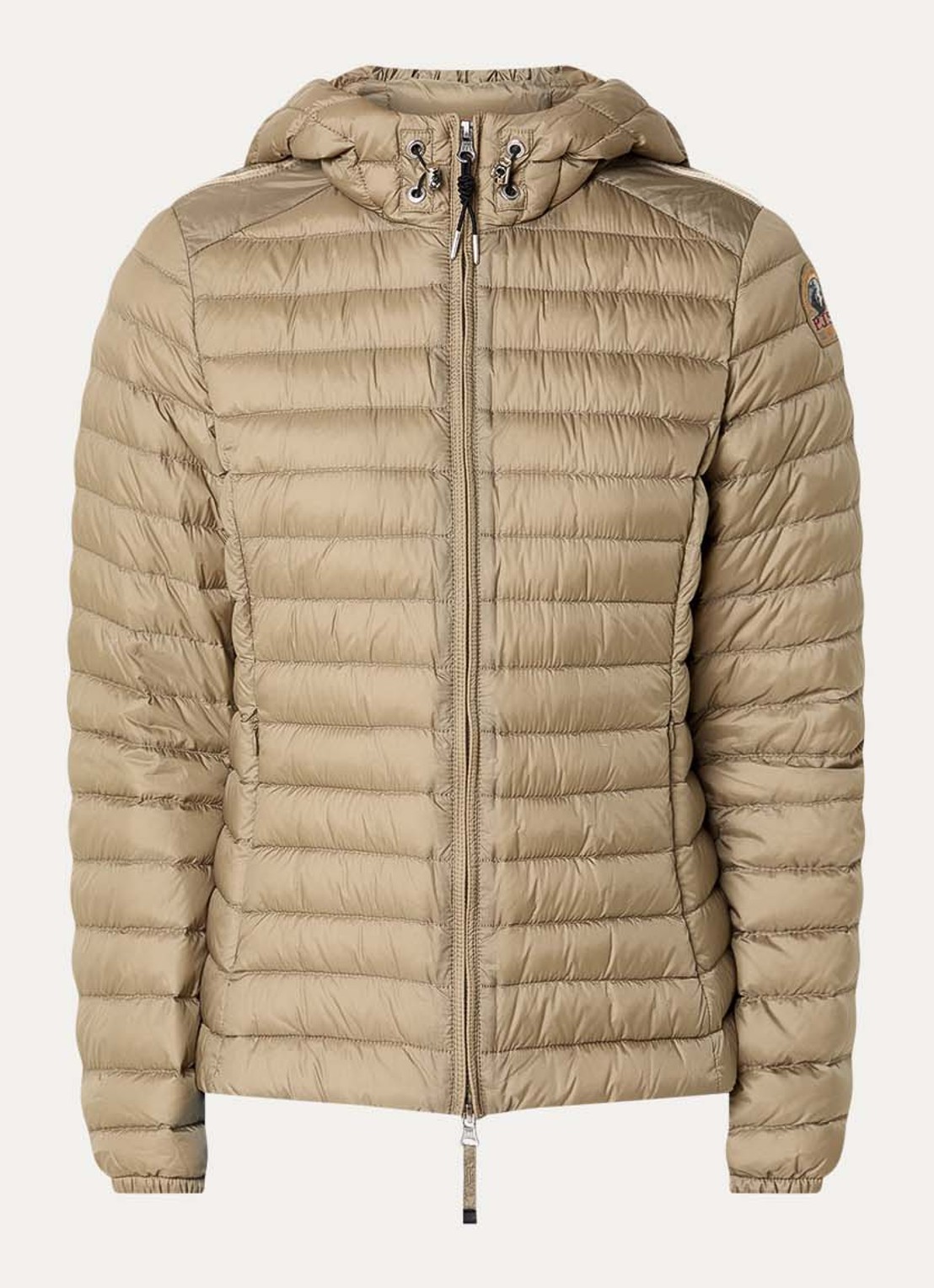 Parajumpers Genie puffer jack met donsvulling - voorkant mosgroen