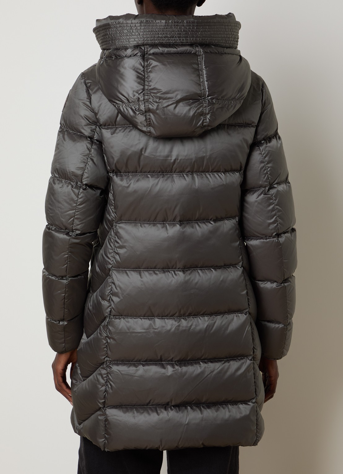 Parajumpers Gewatteerde puffer jas met donsvulling - achterkant grijs