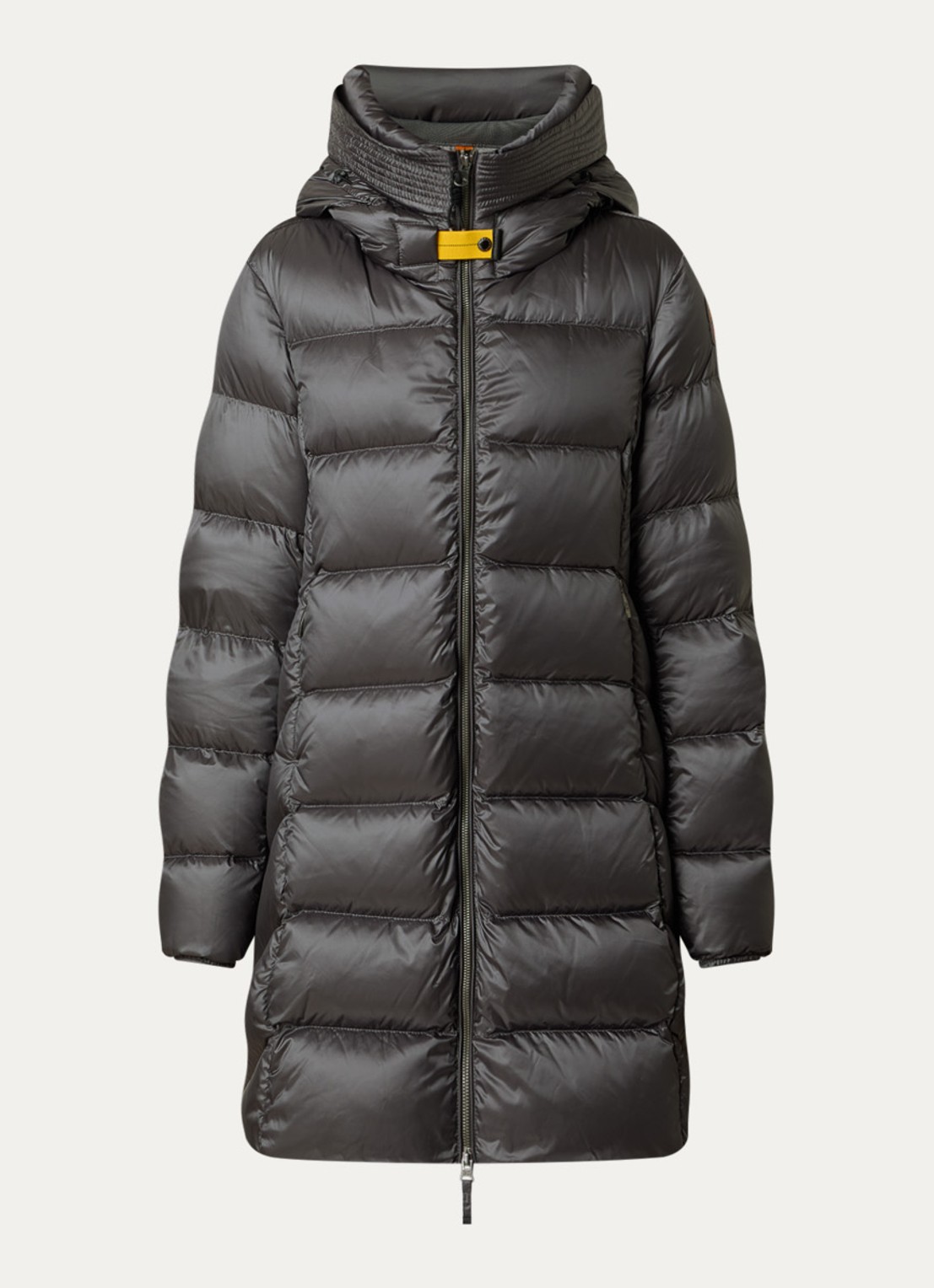 Parajumpers Gewatteerde puffer jas met donsvulling - voorkant 5 grijs