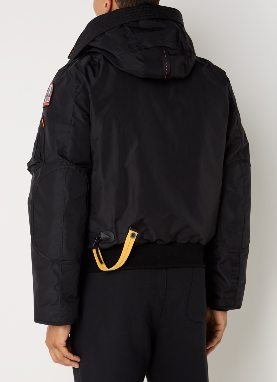 Parajumpers Gobi bomberjack met donsvulling en uitneembare voering - achterkant 4 zwart