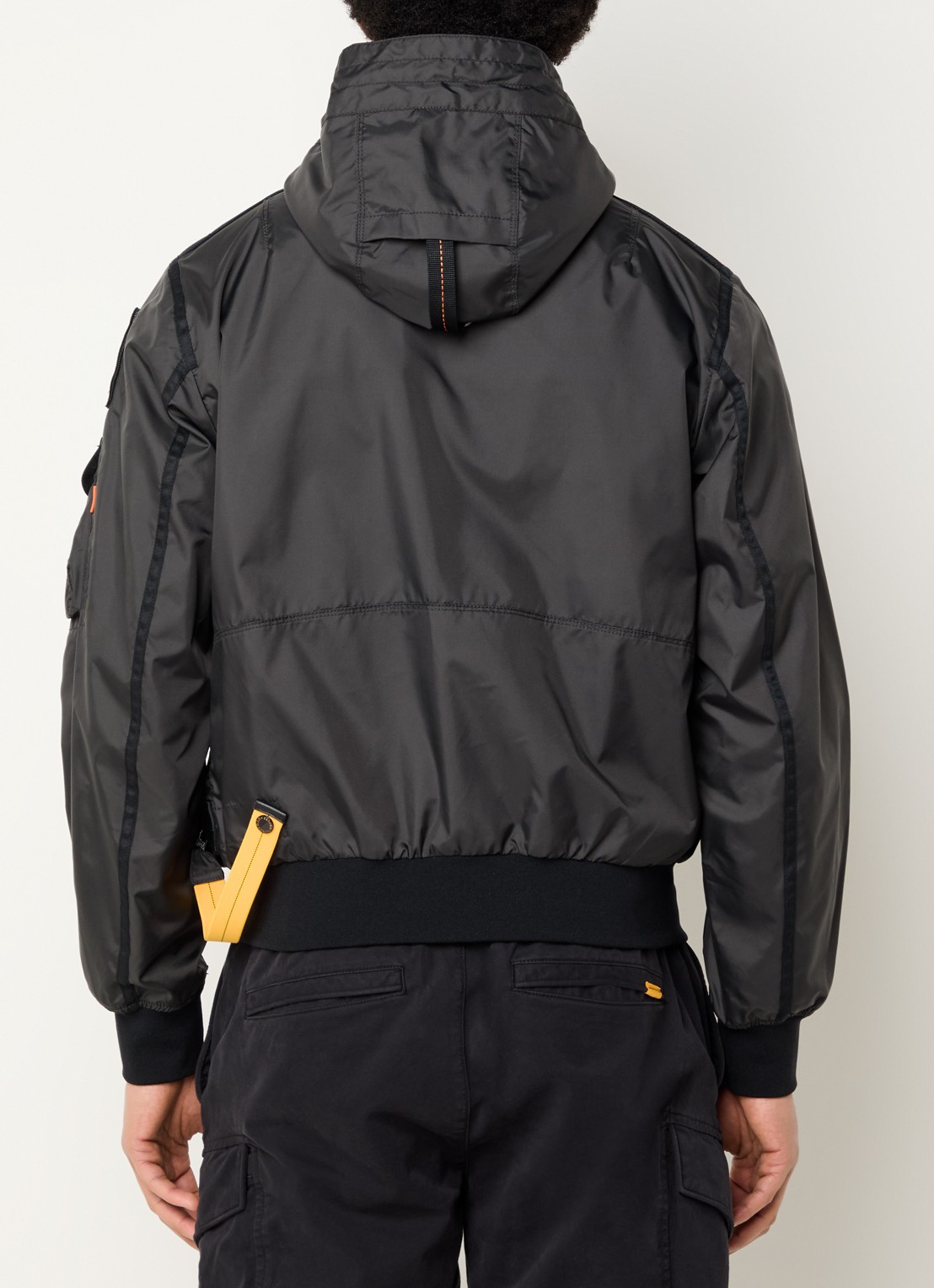Parajumpers Gobi gewatteerd jack met donsvulling en capuchon - achterkant 3 beige