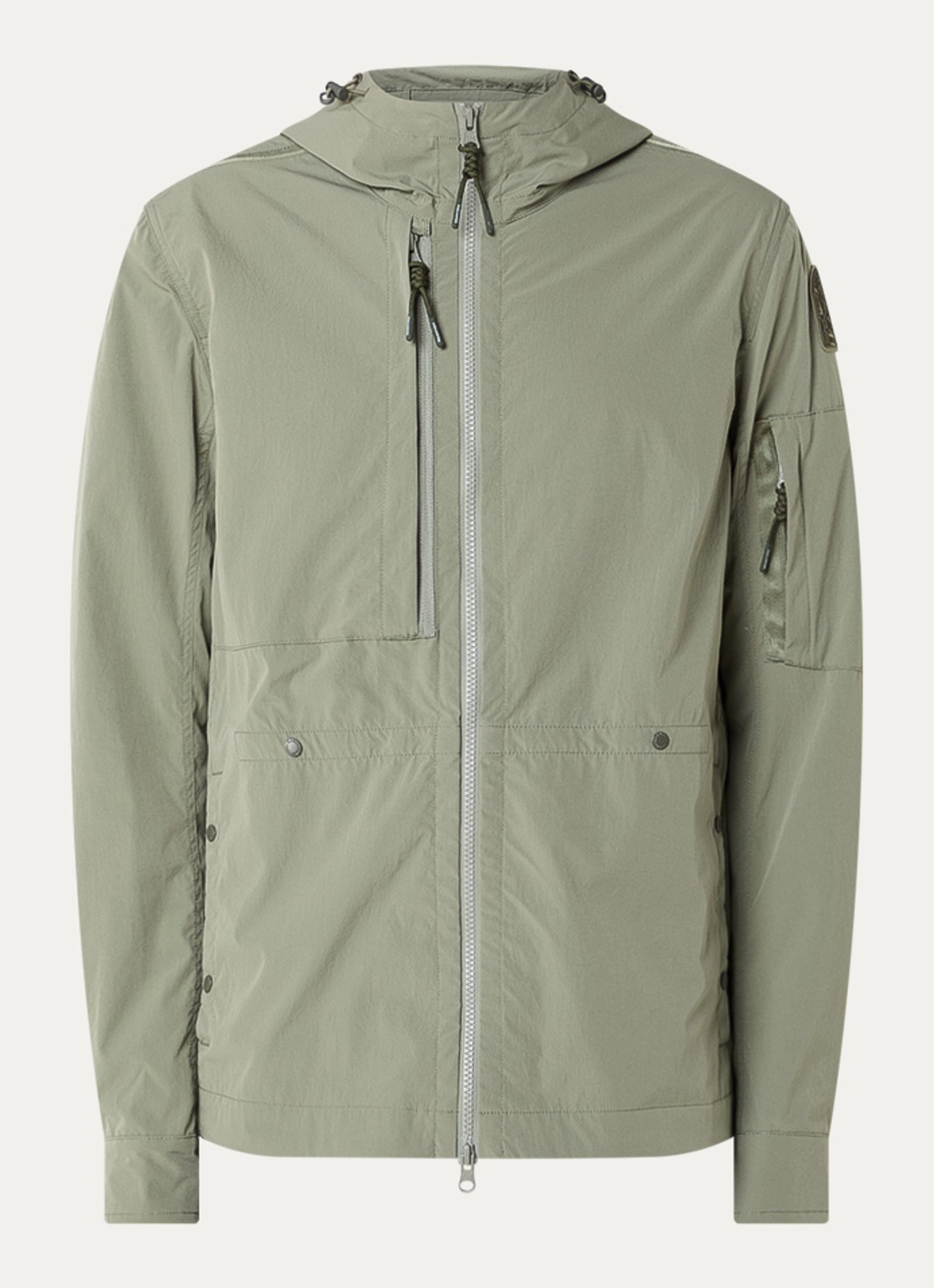 Parajumpers Inverness jack met capuchon en steekzakken - voorkant 2 groen