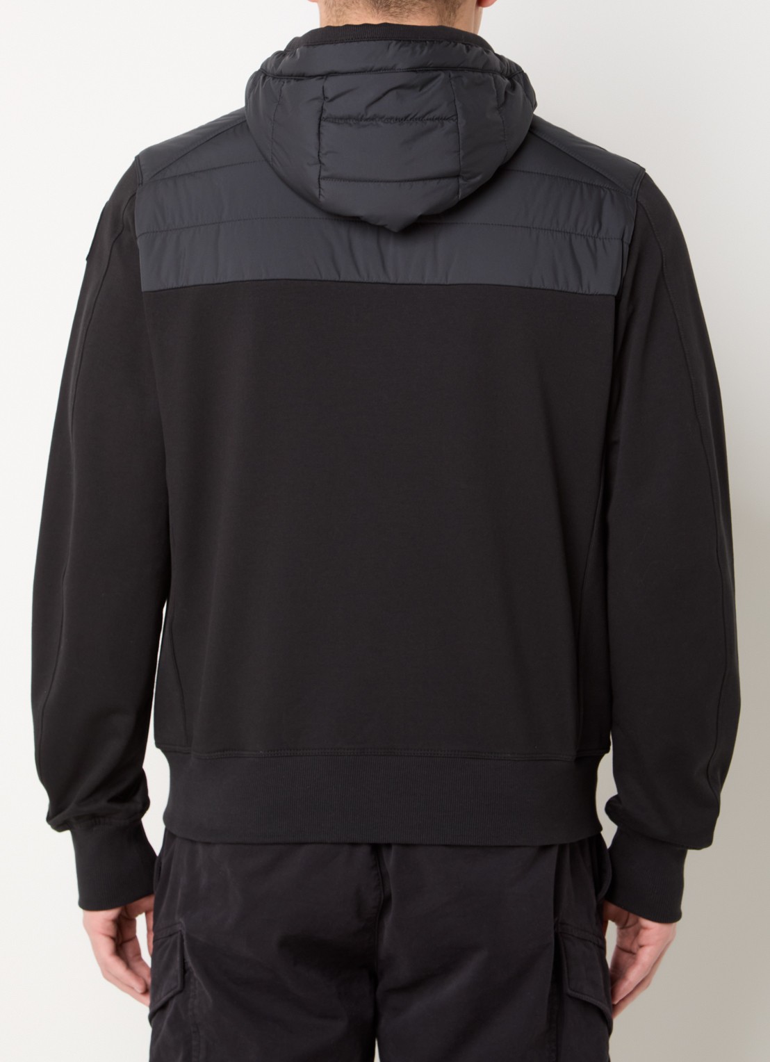 Parajumpers Ivor gewatteerd jack met logoborduring - achterkant 4 zwart