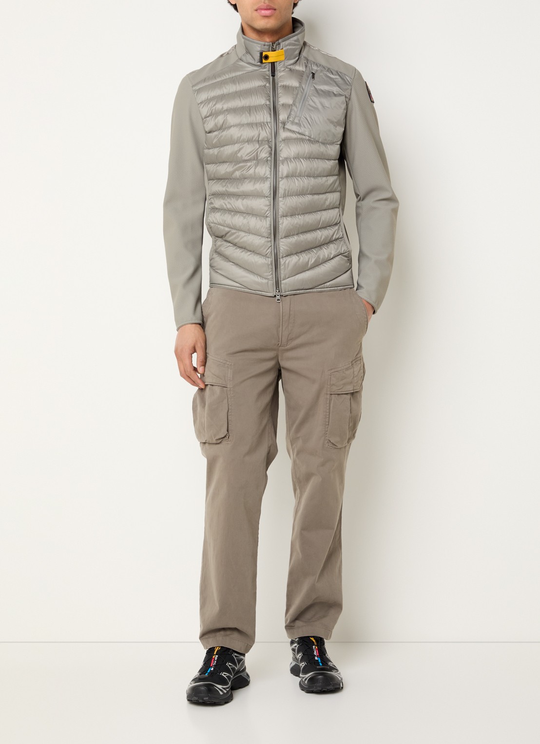 Parajumpers Jayden gewatteerd jack met donsvulling en steekzakken - voorkant 3 beige