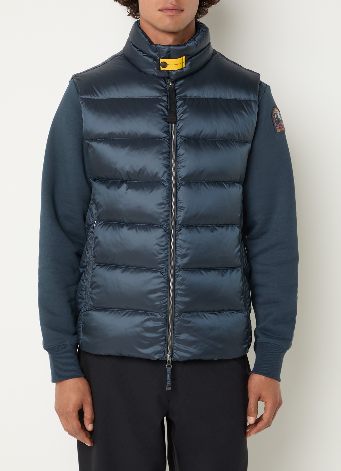 Parajumpers Jeordie bodywarmer met donsvulling - detail indigo