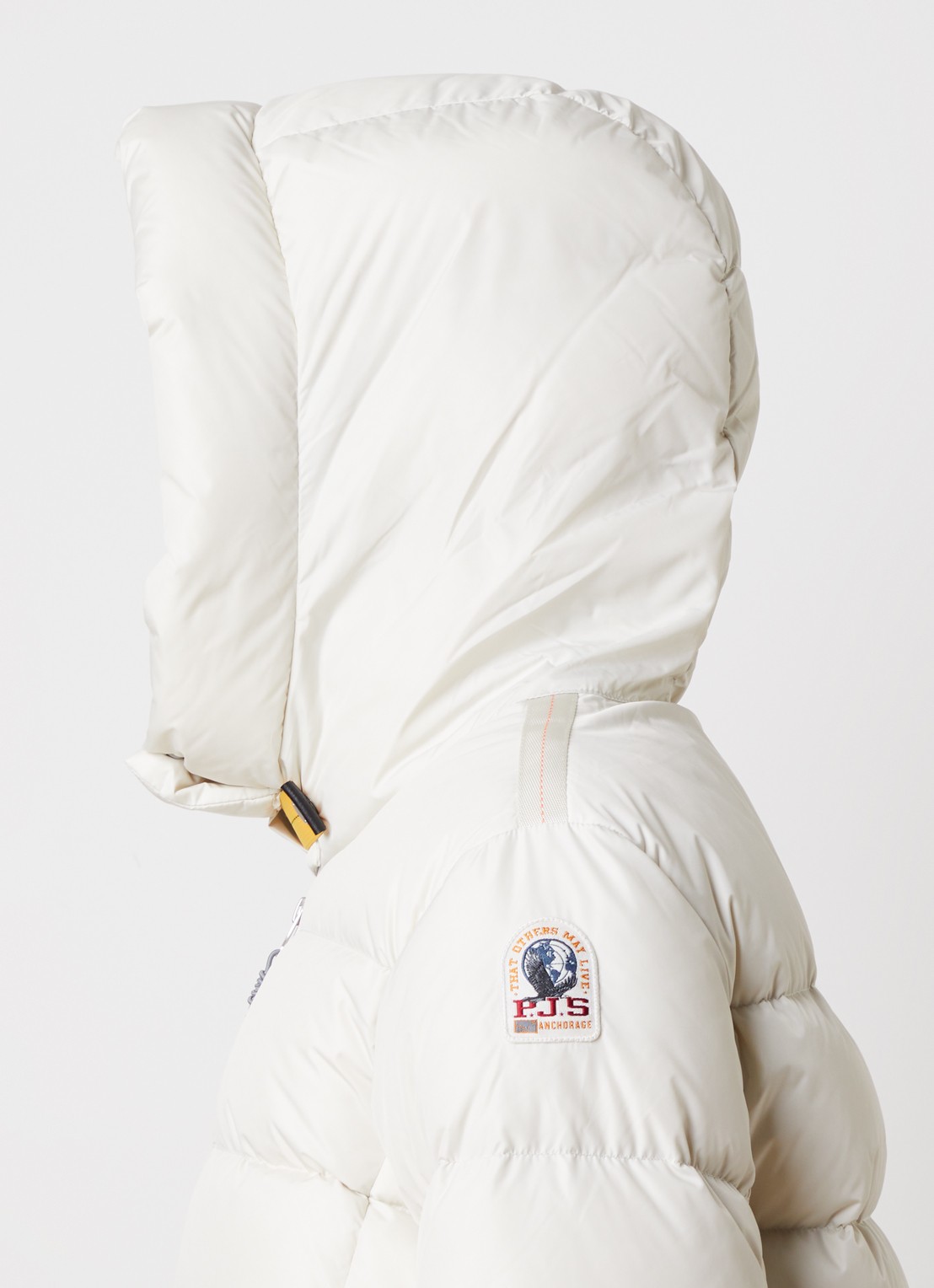 Parajumpers Jinny jas met donsvulling en steekzakken - detail 5 wit