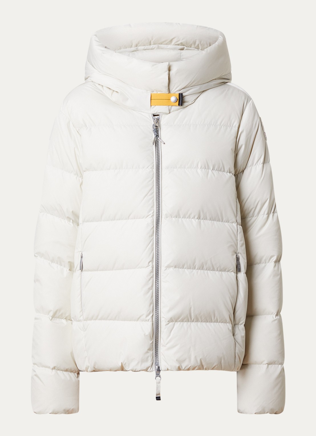 Parajumpers Jinny jas met donsvulling en steekzakken - voorkant 2 wit