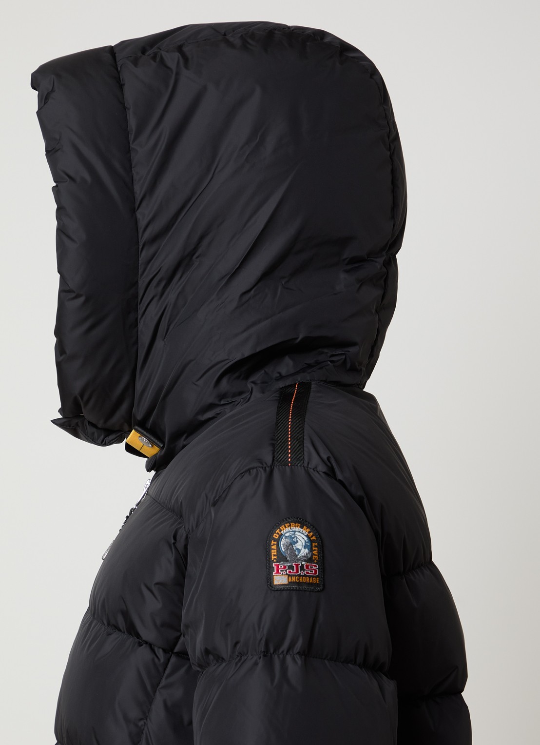 Parajumpers Jinny jas met donsvulling en steekzakken - detail 2 zwart