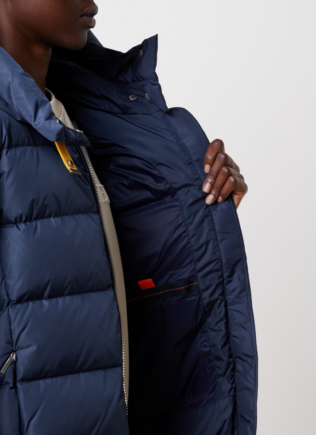 Parajumpers Jinny jas met donsvulling en steekzakken - detail 6 indigo