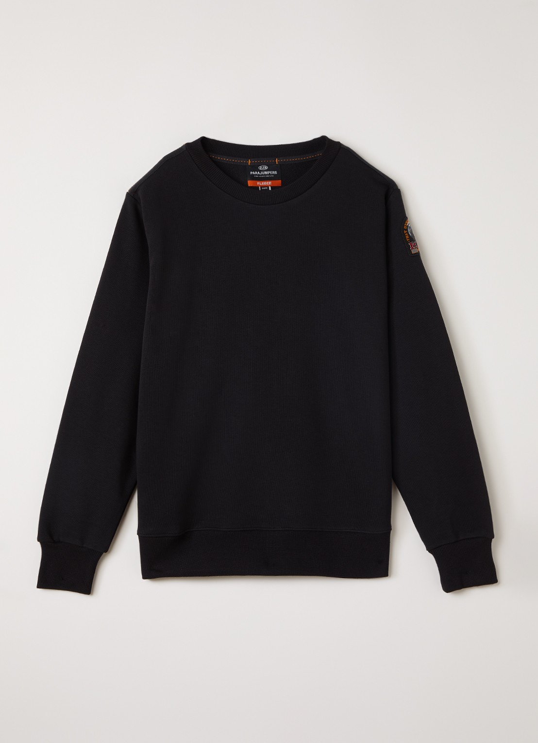 Parajumpers K2 sweater met logo - voorkant 2 zwart