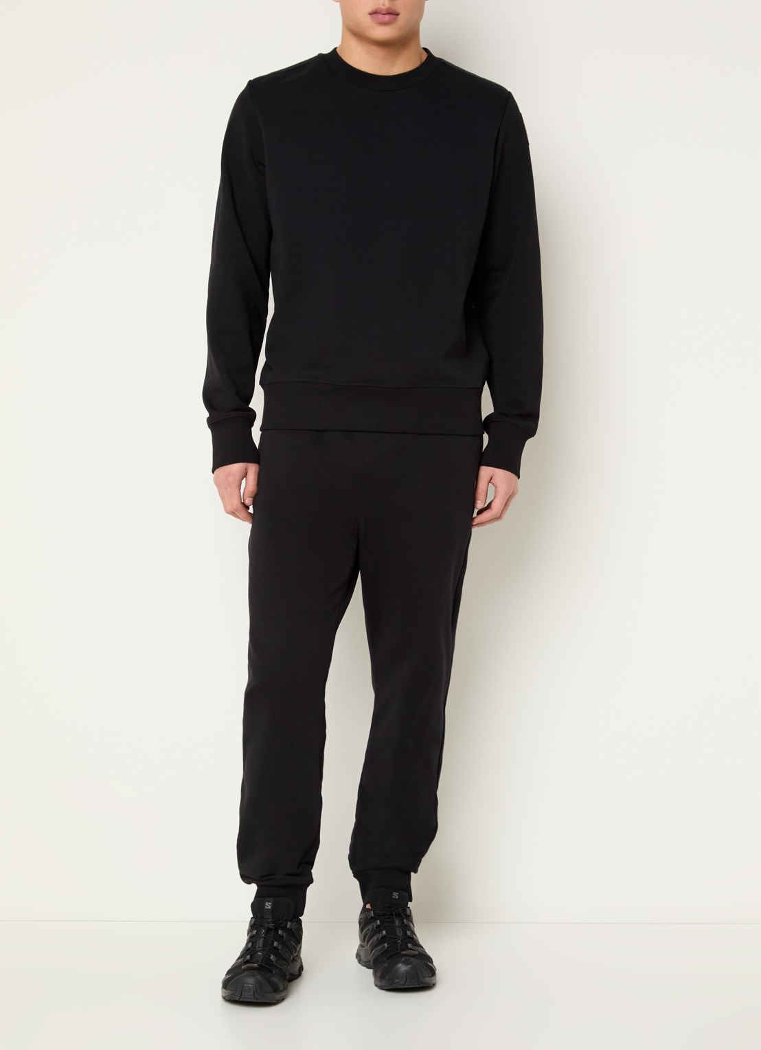 Parajumpers K2 sweater met logo - voorkant 2 zwart