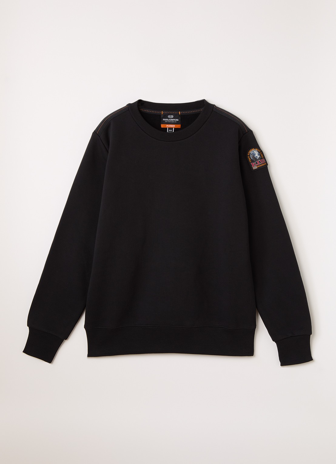 Parajumpers K2 sweater met ronde hals - voorkant 2 zwart