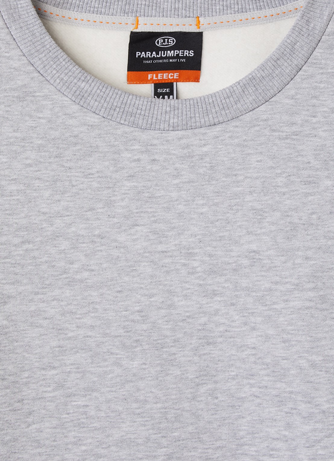 Parajumpers K2 sweater met ronde hals - detail grijsmele