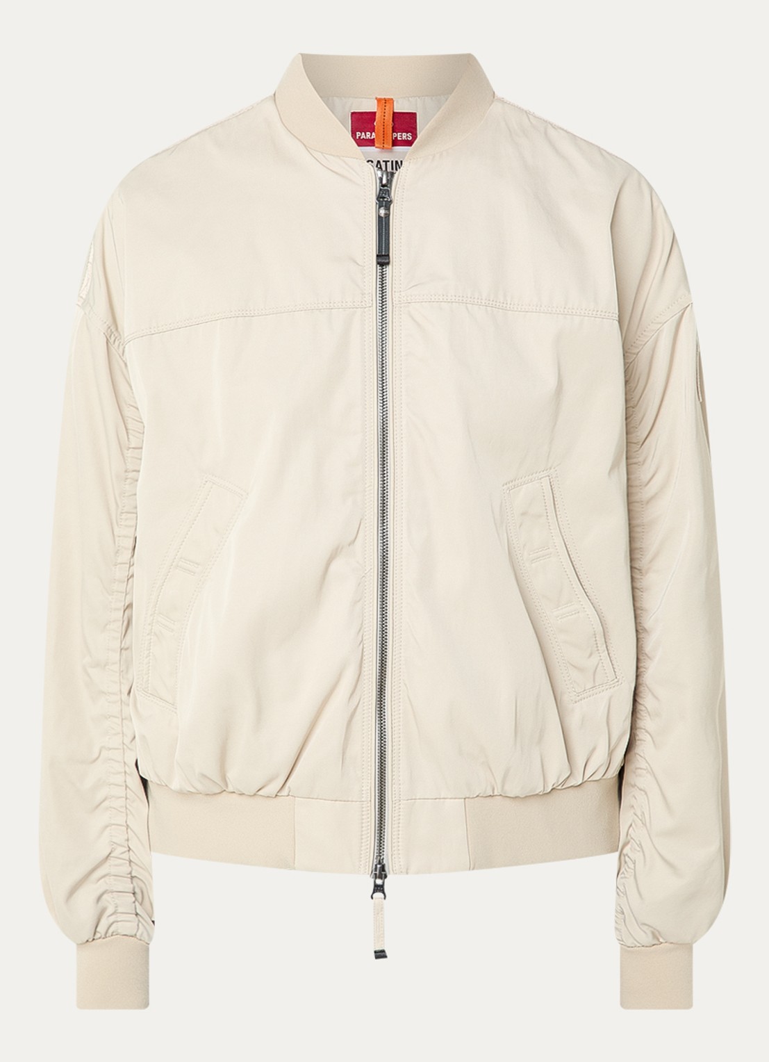 Parajumpers Kathryn bomberjack met steekzakken - voorkant 3 beige