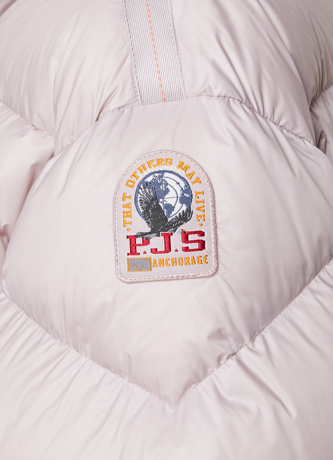 Parajumpers Killin pufferjack met donsvulling en logo - detail 3 oudroze