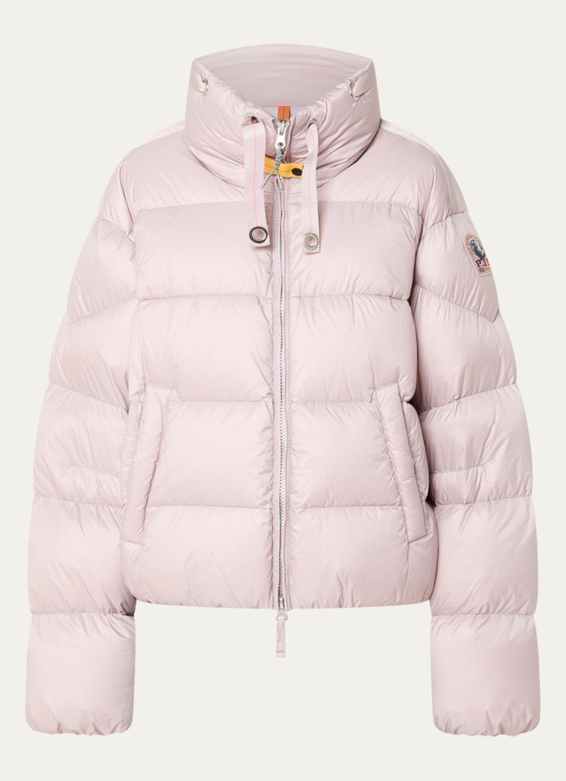 Parajumpers Killin pufferjack met donsvulling en logo - voorkant oudroze
