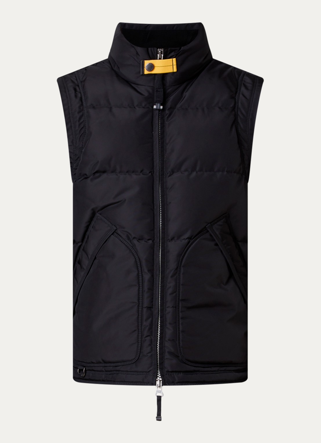 Parajumpers Kobuk bodywarmer met donsvulling - voorkant 2 zwart