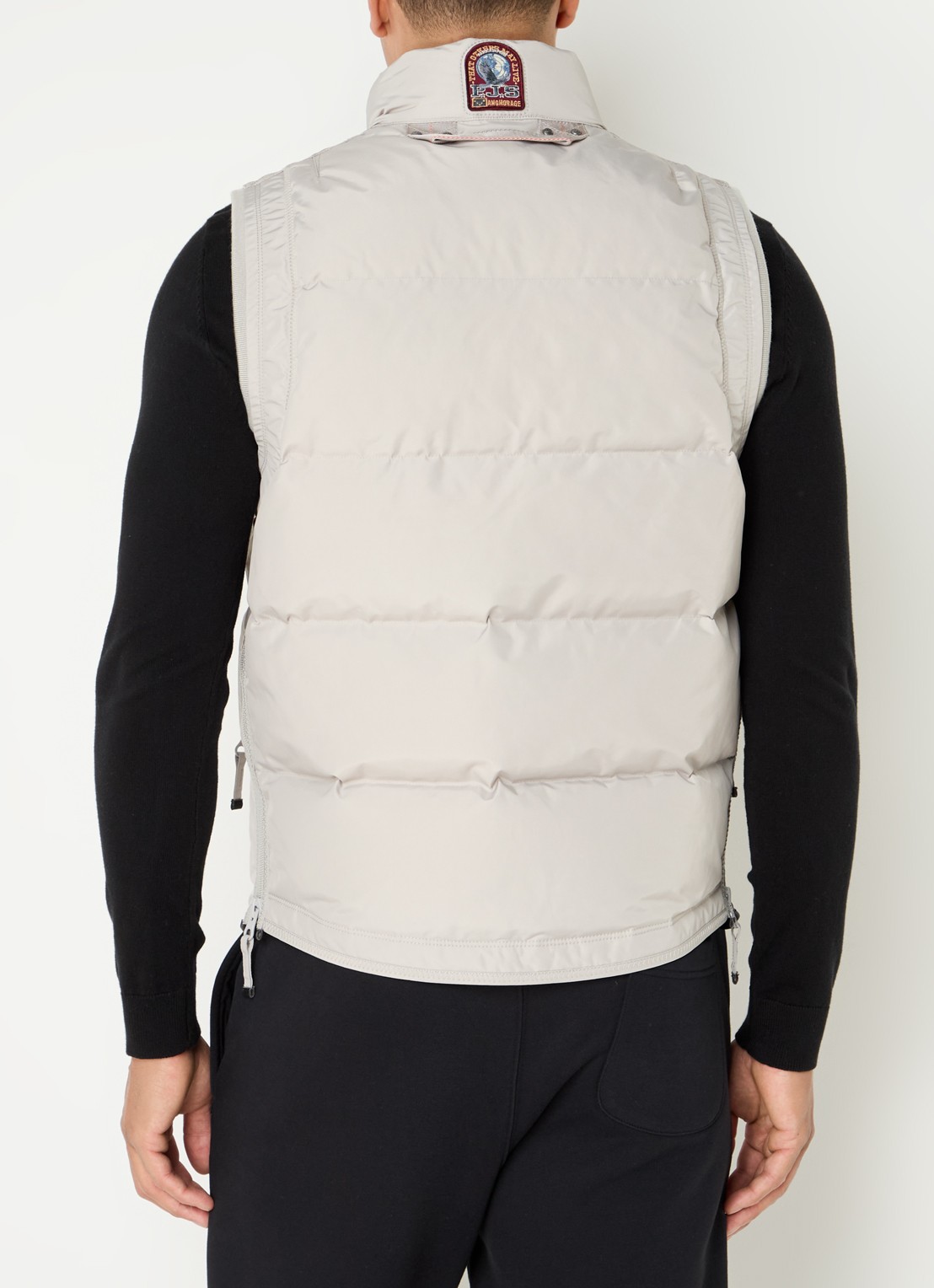 Parajumpers Kobuk gewatteerde bodywarmer met donsvulling - achterkant 3 beige
