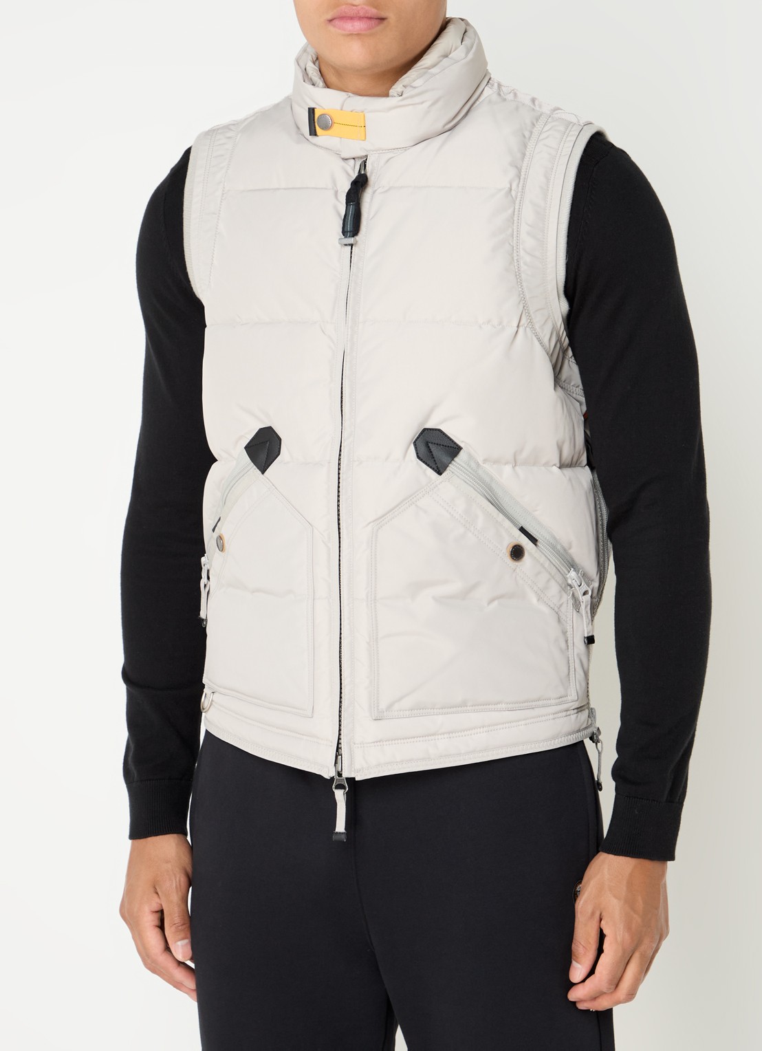 Parajumpers Kobuk gewatteerde bodywarmer met donsvulling - detail 4 beige
