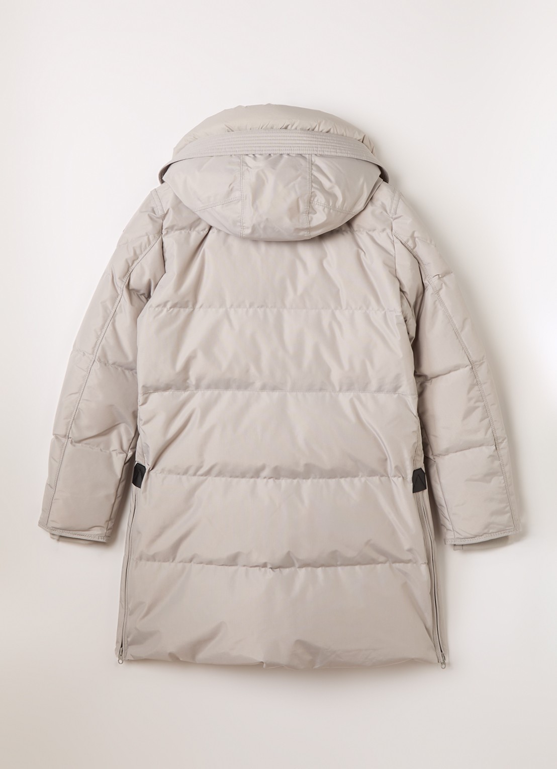 Parajumpers Long Bear puffer jack met donsvulling - achterkant 3 grijs