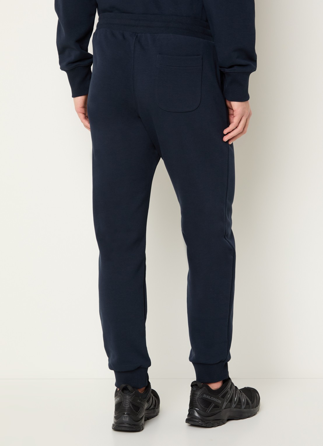 Parajumpers Makalu tapered fit joggingbroek met steekzakken - achterkant donkerblauw