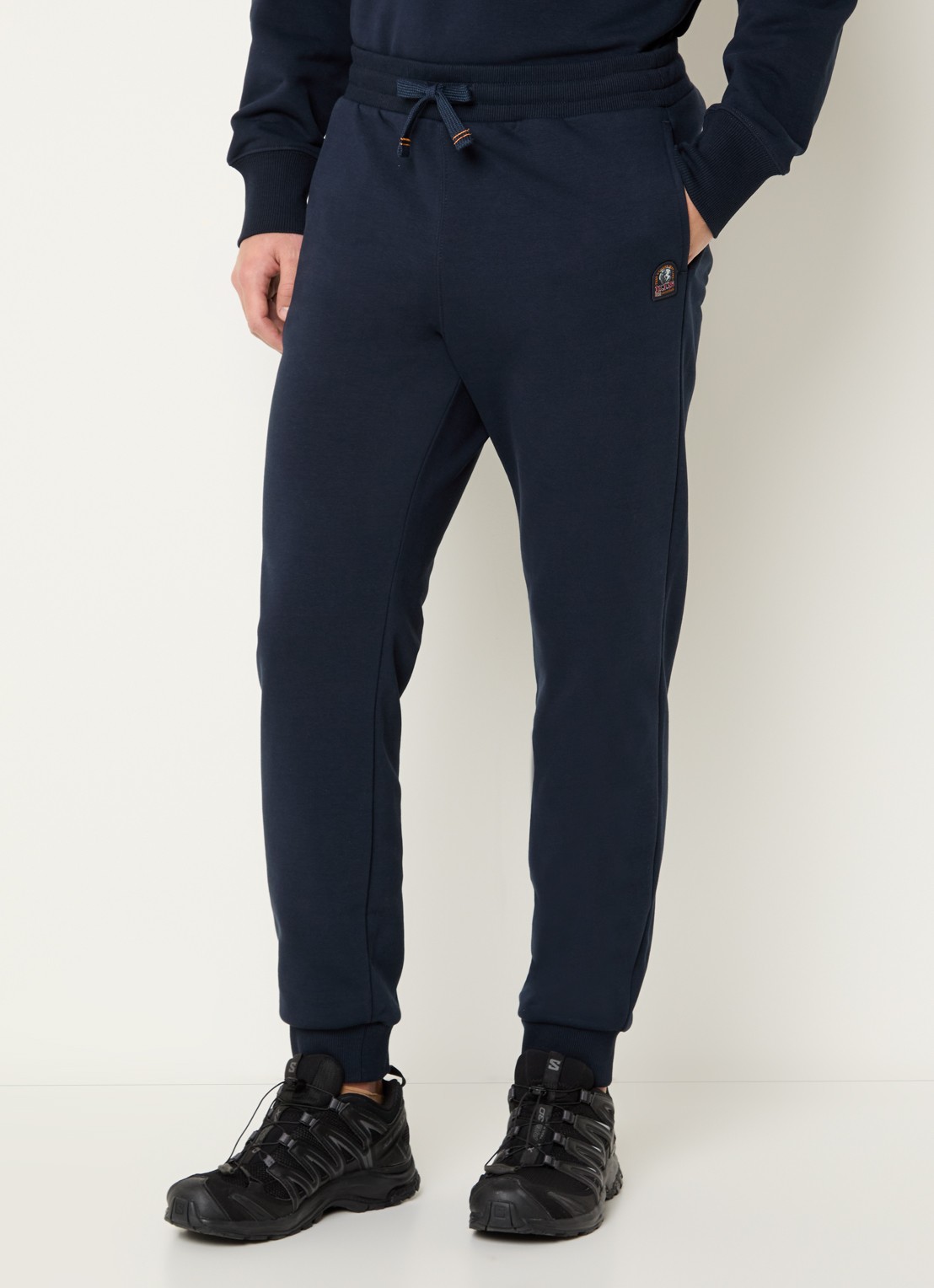 Parajumpers Makalu tapered fit joggingbroek met steekzakken - detail 2 donkerblauw
