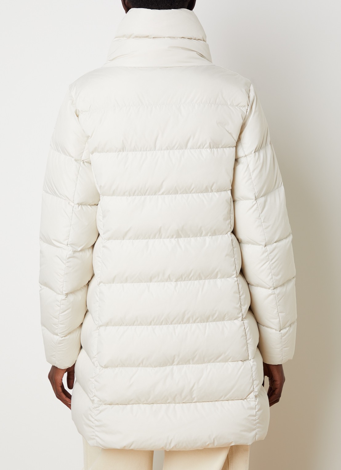 Parajumpers Malandra gewatteerde puffer jas met donsvulling en ritszakken - achterkant 6 wit