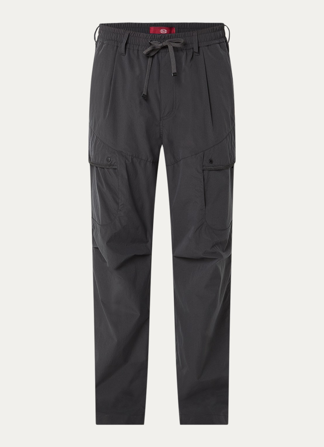 Parajumpers Mallaig straight fit cargobroek met steekzakken - voorkant 4 antraciet