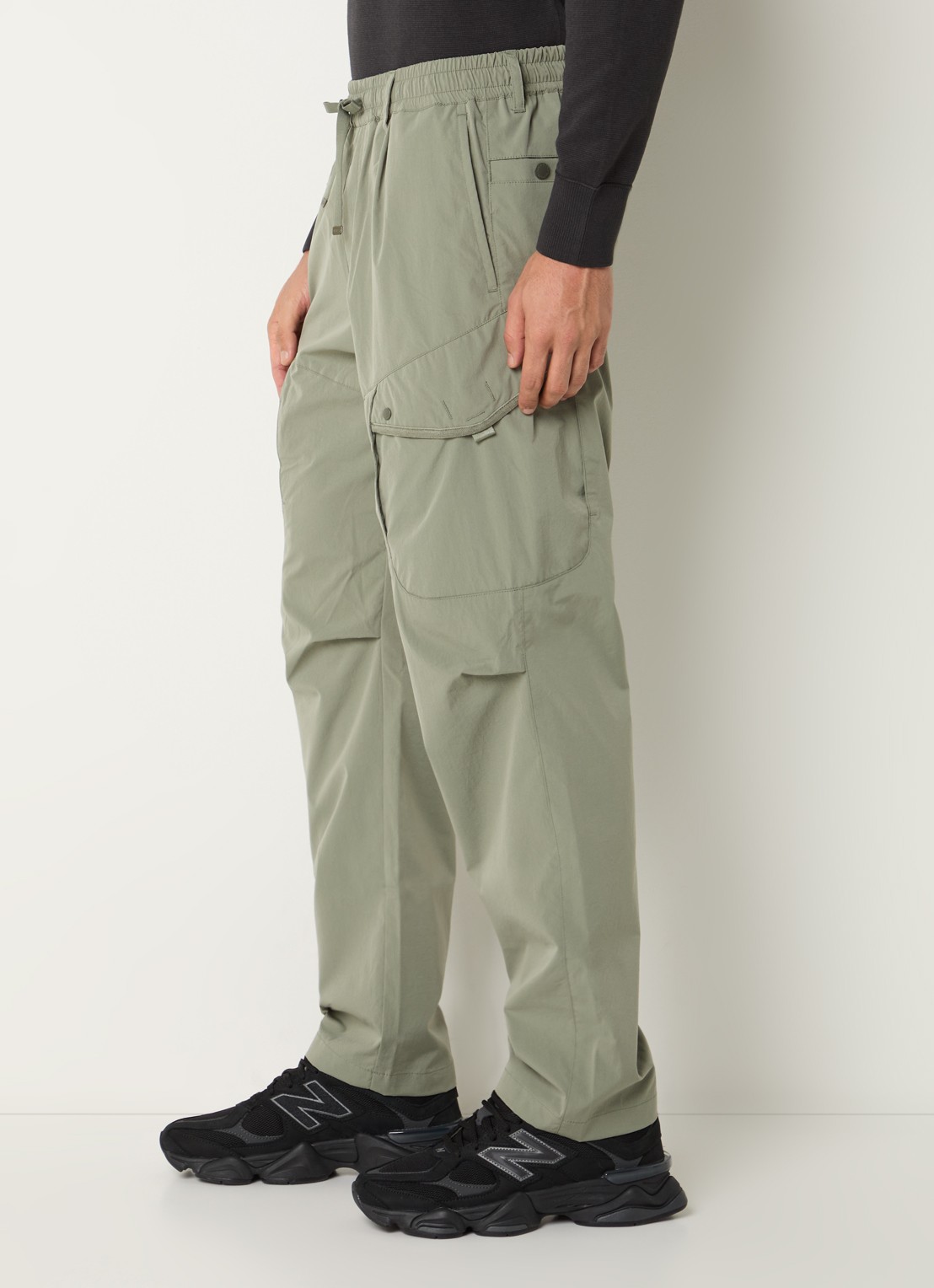 Parajumpers Mallaig straight fit cargobroek met steekzakken - detail 3 lichtgroen