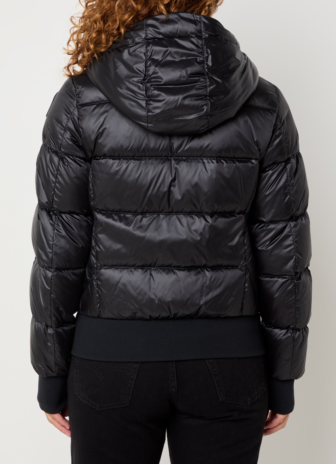 Parajumpers Mariah puffer jack met donsvulling  - achterkant 2 zwart