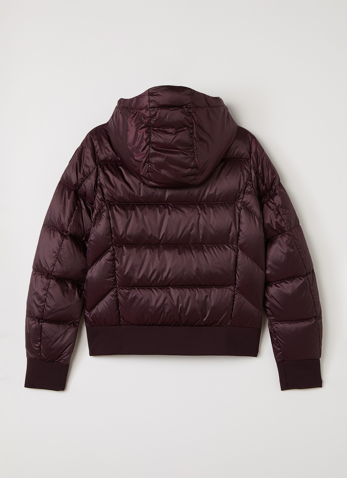 Parajumpers Mariah puffer jack met donsvulling - achterkant bordeauxrood