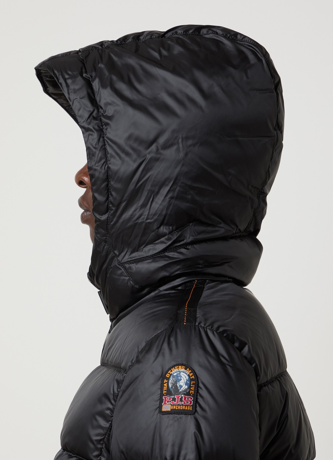 Parajumpers Marion puffer jack met donsvulling - detail 2 zwart