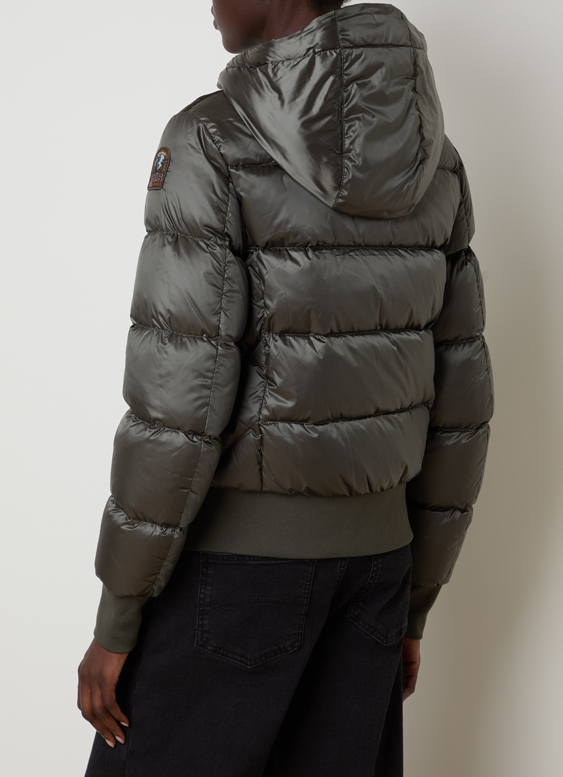 Parajumpers Marion puffer jack met donsvulling - achterkant 6 legergroen