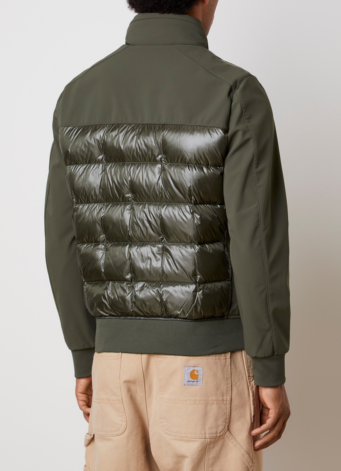 Parajumpers Matty gewatteerde jack met ritszakken - achterkant 4 legergroen