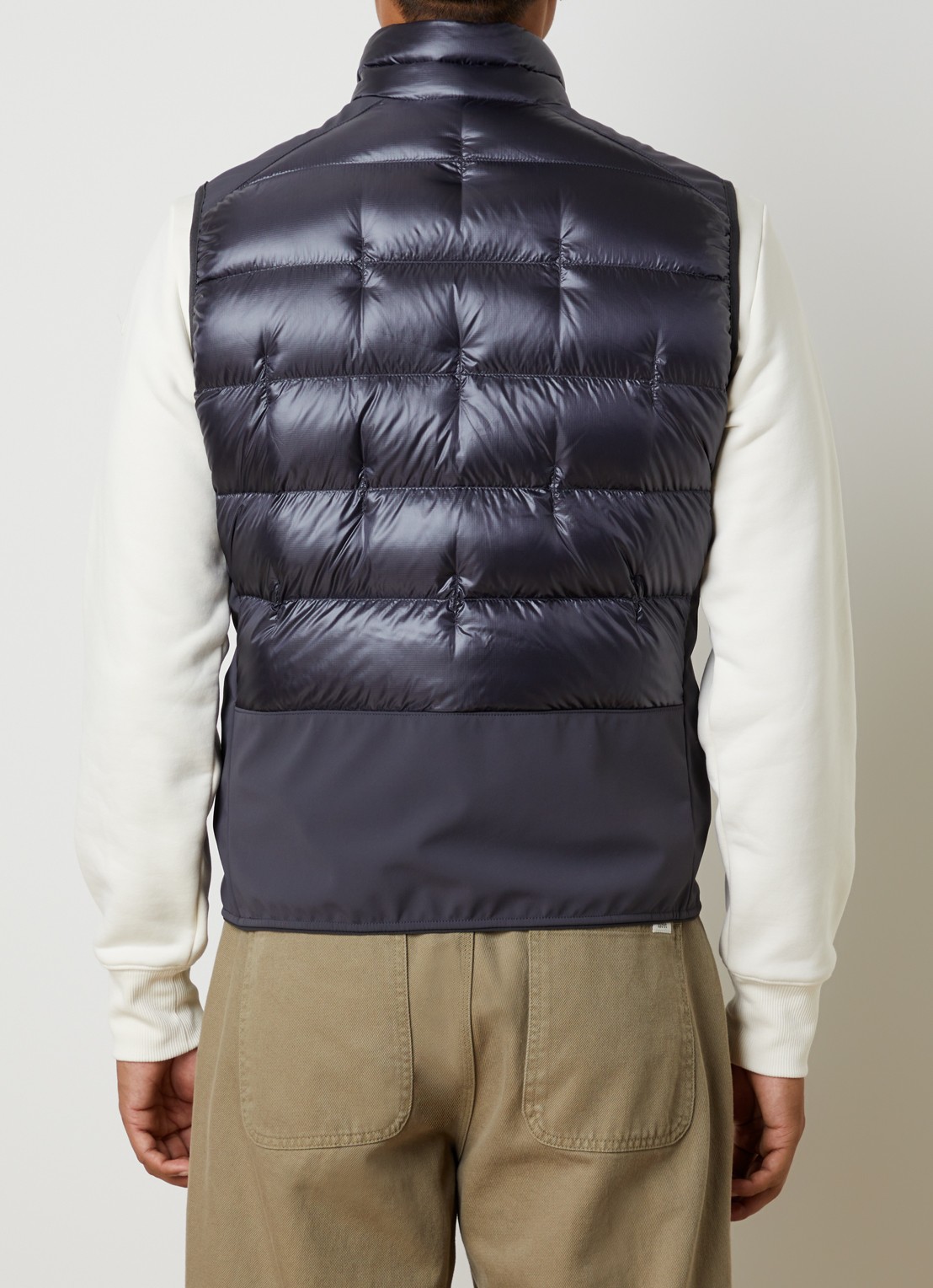 Parajumpers Millet gewatteerde bodywarmer met donsvulling - achterkant 6 donkerblauw