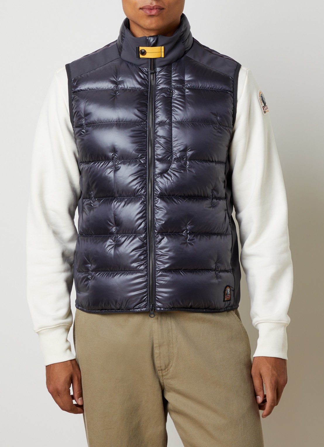 Parajumpers Millet gewatteerde bodywarmer met donsvulling - detail 3 donkerblauw