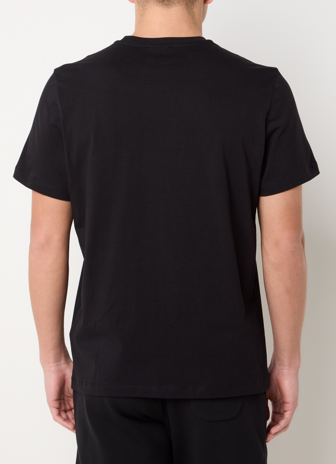 Parajumpers Patch T-shirt met logoborduring - achterkant 3 zwart
