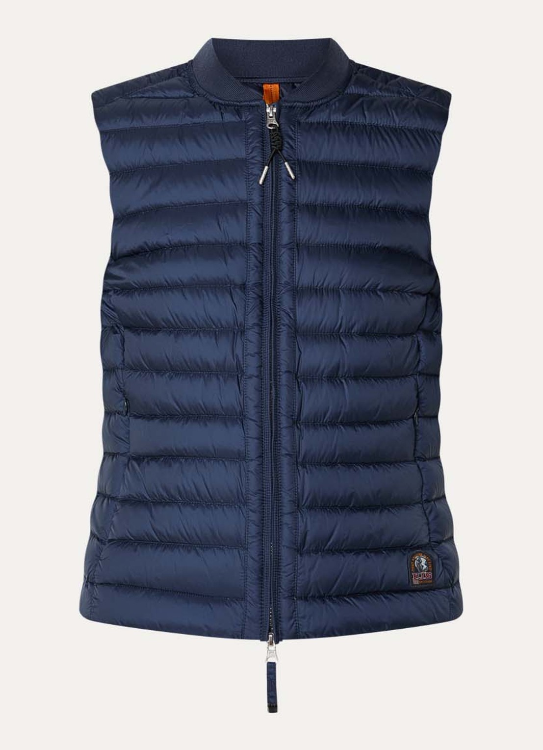 Parajumpers Rosanna bodywarmer met donsvulling en ritszakken  - voorkant 2 donkerblauw