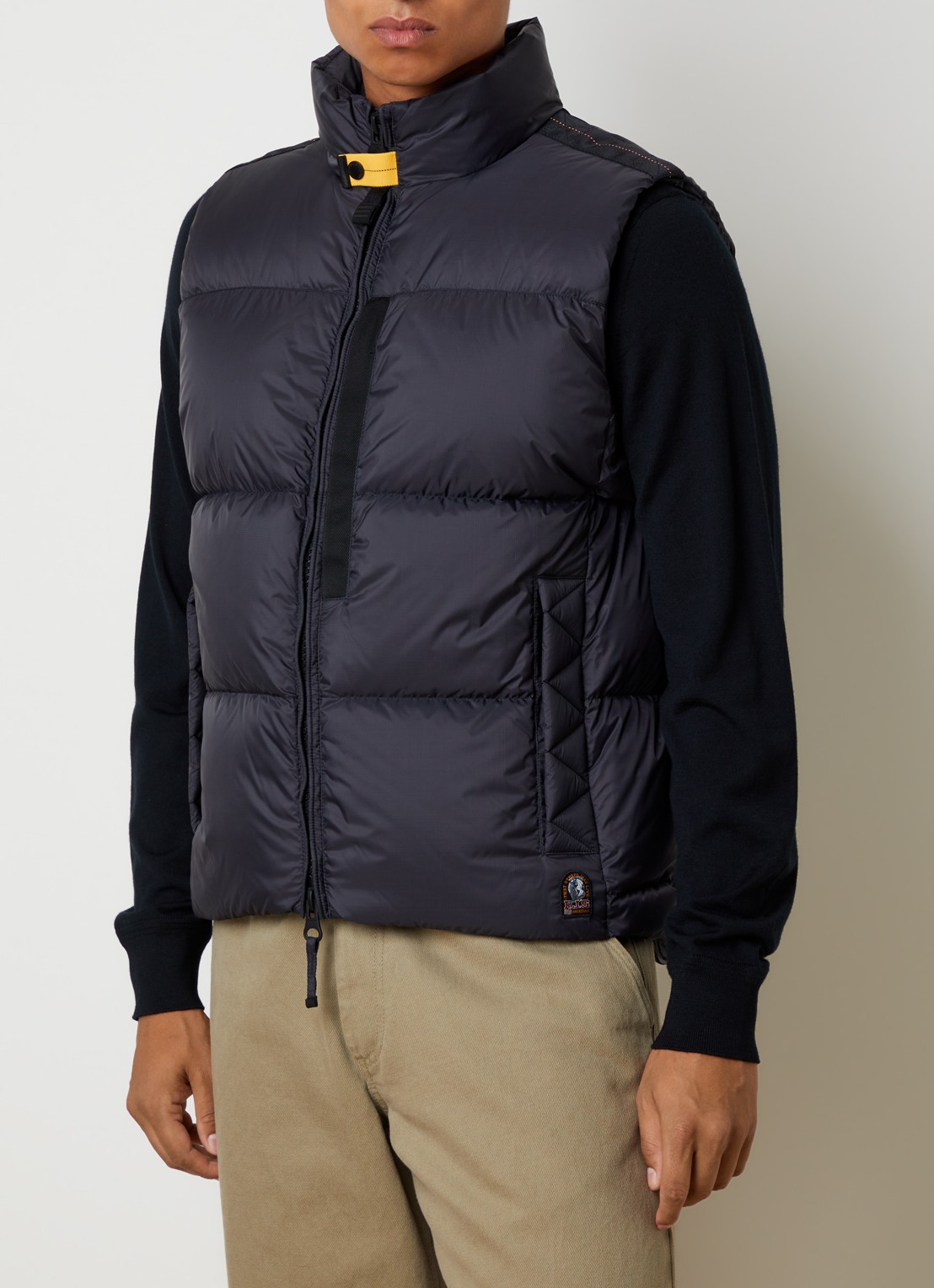 Parajumpers Roydale gewatteerde bodywarmer met donsvulling en ritszakken - detail 4 zwart