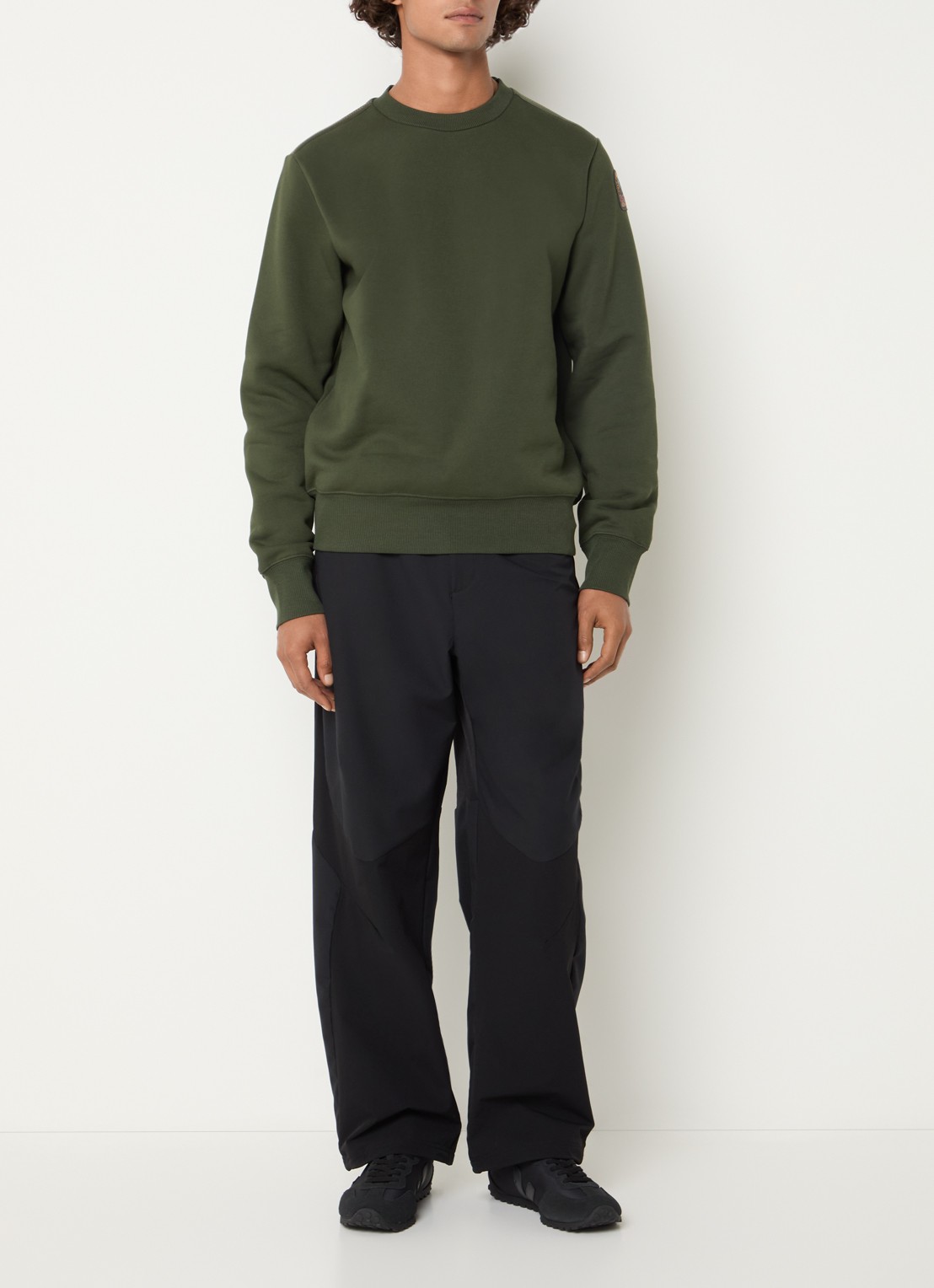 Parajumpers Sweater met logo - voorkant 3 groen