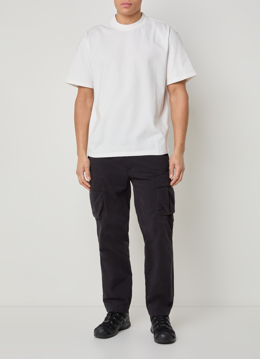 Parajumpers T-shirt met logo - voorkant 2 wit