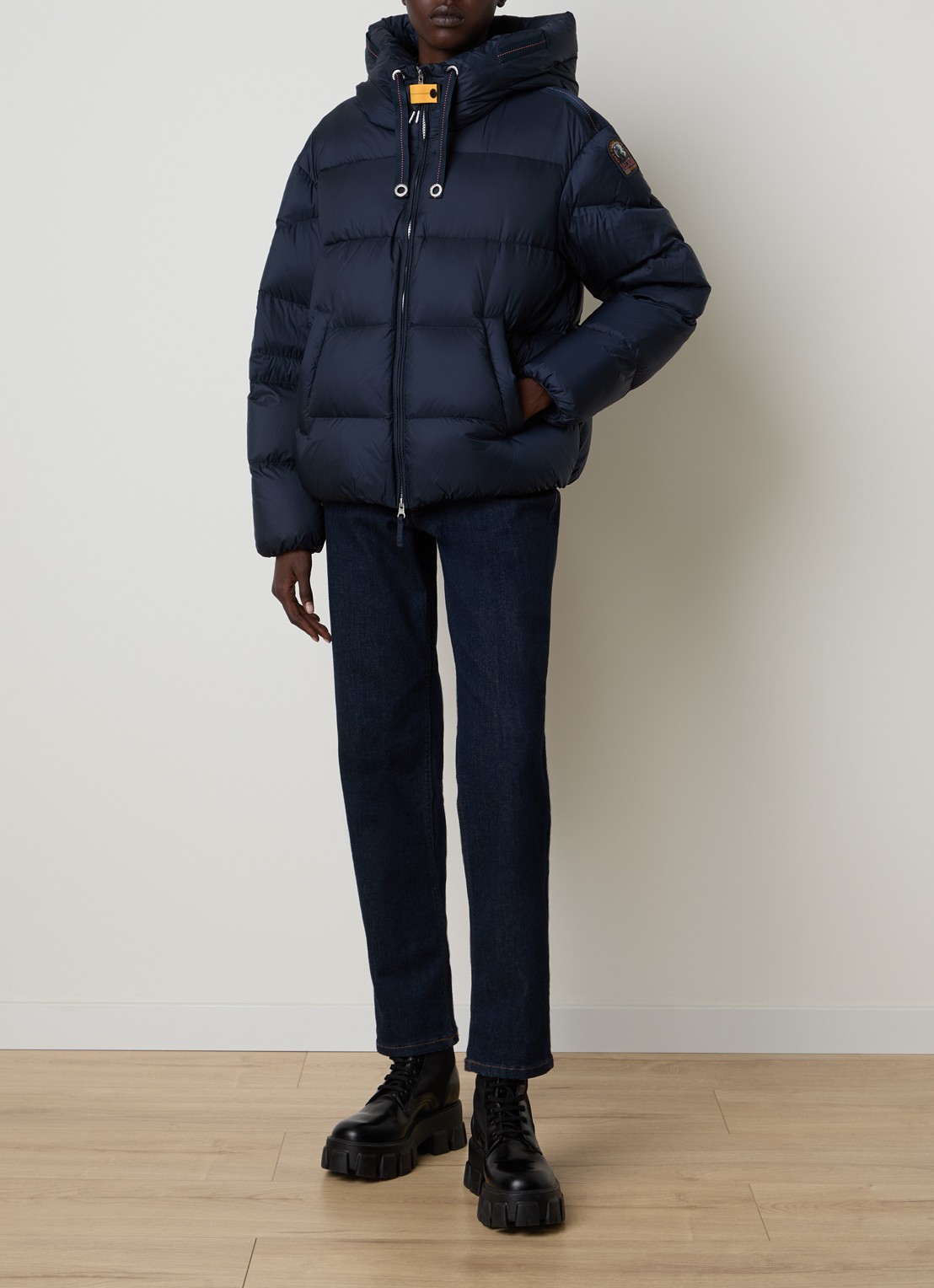 Parajumpers Tilly jas met eendendons en steekzakken - voorkant 6 indigo