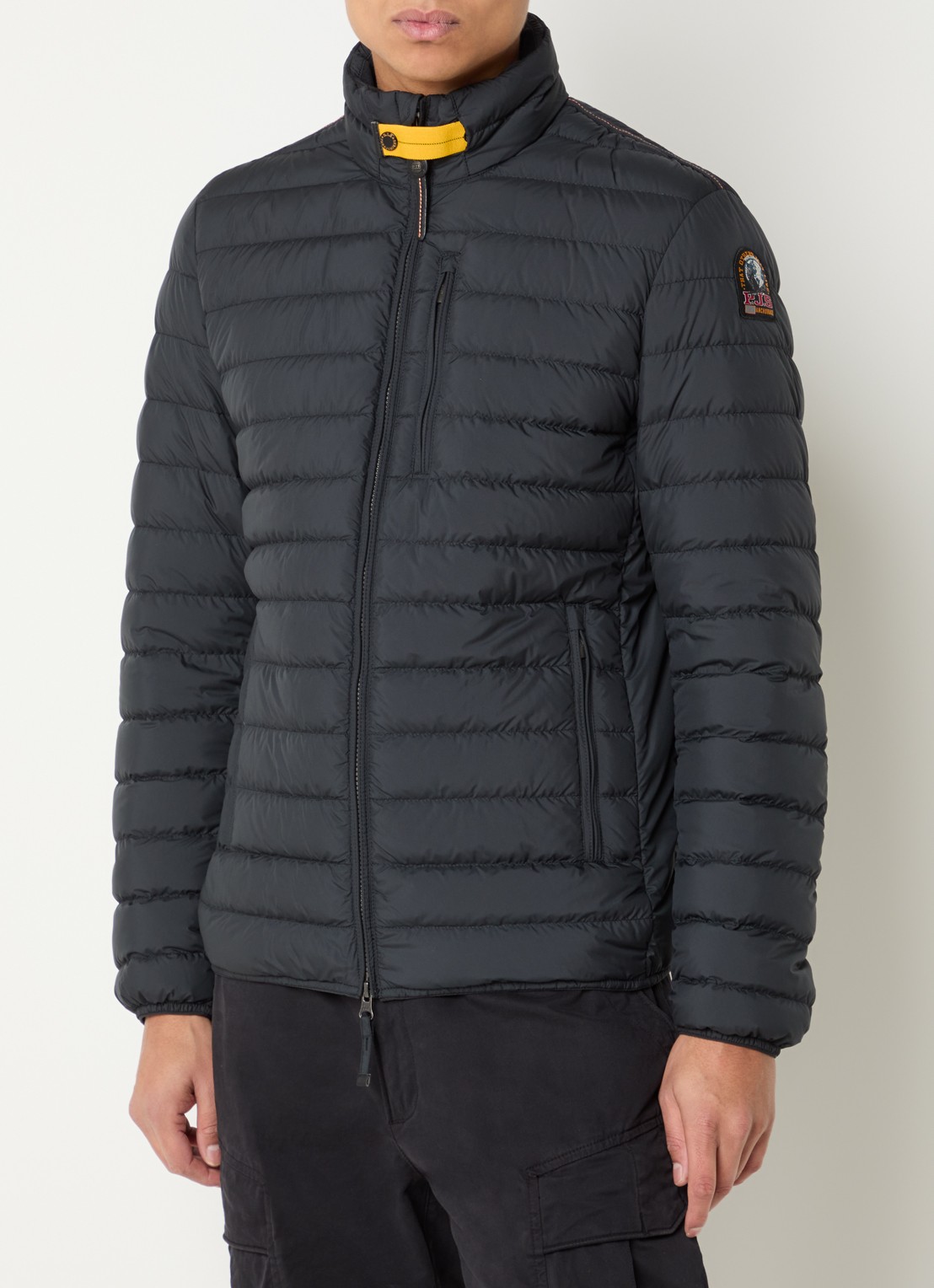 Parajumpers Ugo gewatteerd jack met donsvulling en ritszakken - detail 4 zwart