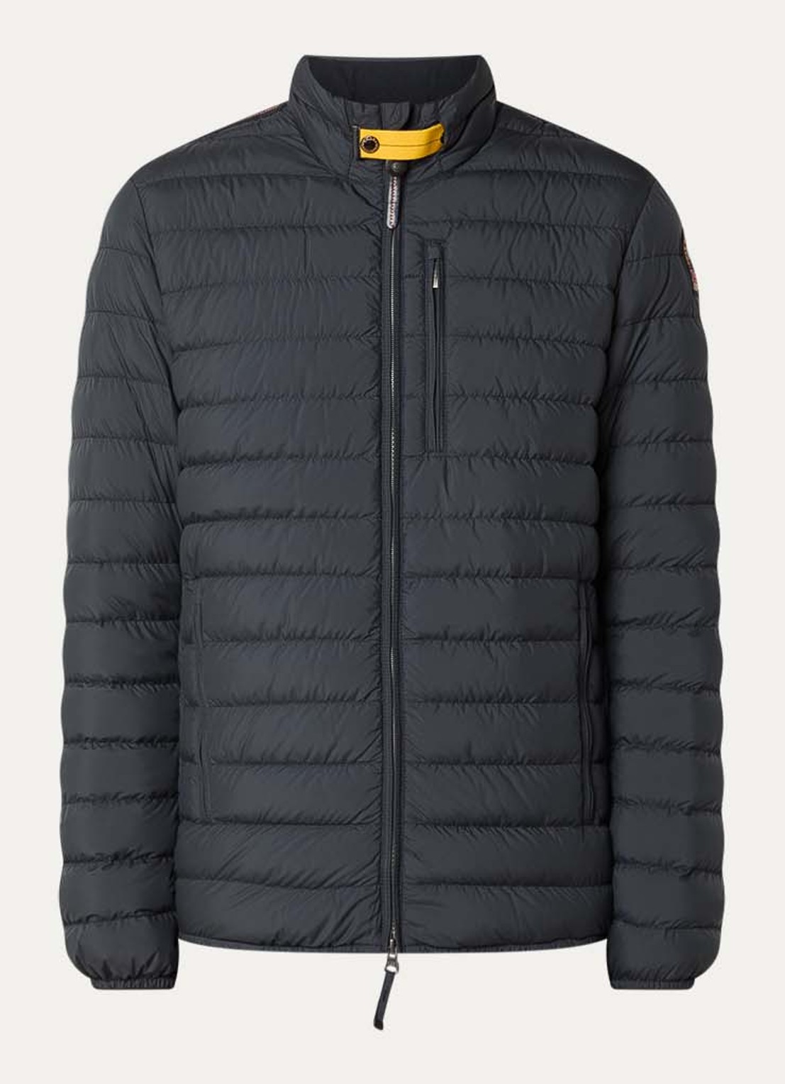 Parajumpers Ugo gewatteerd jack met donsvulling en ritszakken - voorkant 2 zwart