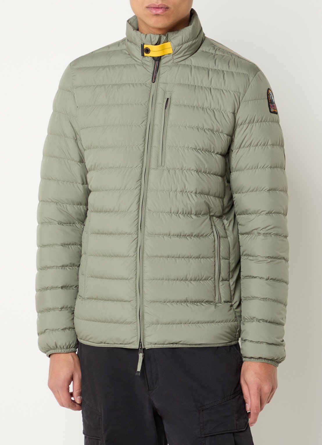 Parajumpers Ugo gewatteerd jack met donsvulling en ritszakken - detail 2 lindegroen