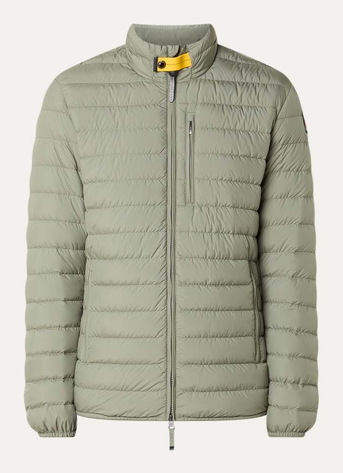 Parajumpers Ugo gewatteerd jack met donsvulling en ritszakken - voorkant 3 lindegroen