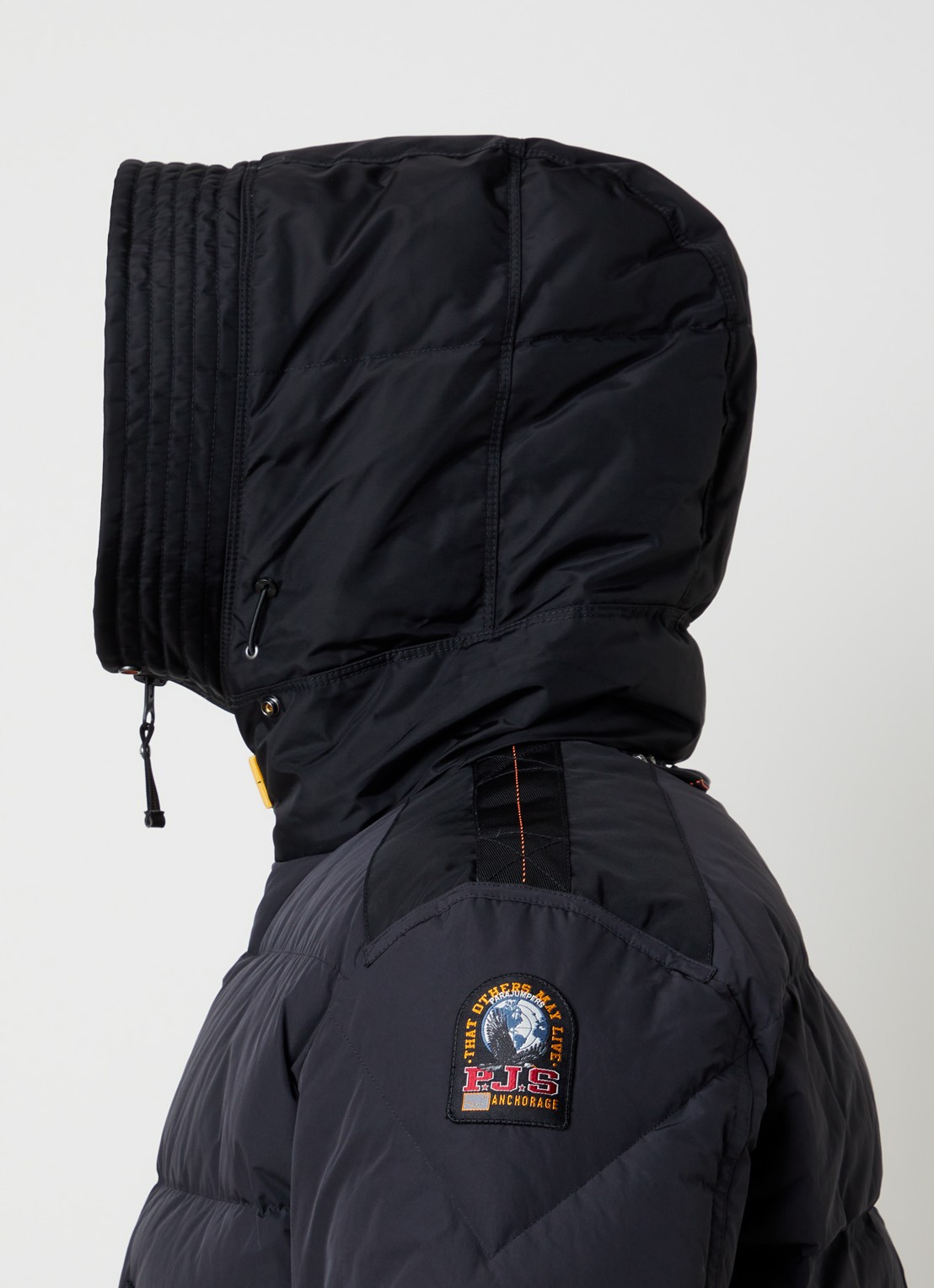 Parajumpers Wilmont 2.0 pufferjack met donsvulling - detail 6 zwart