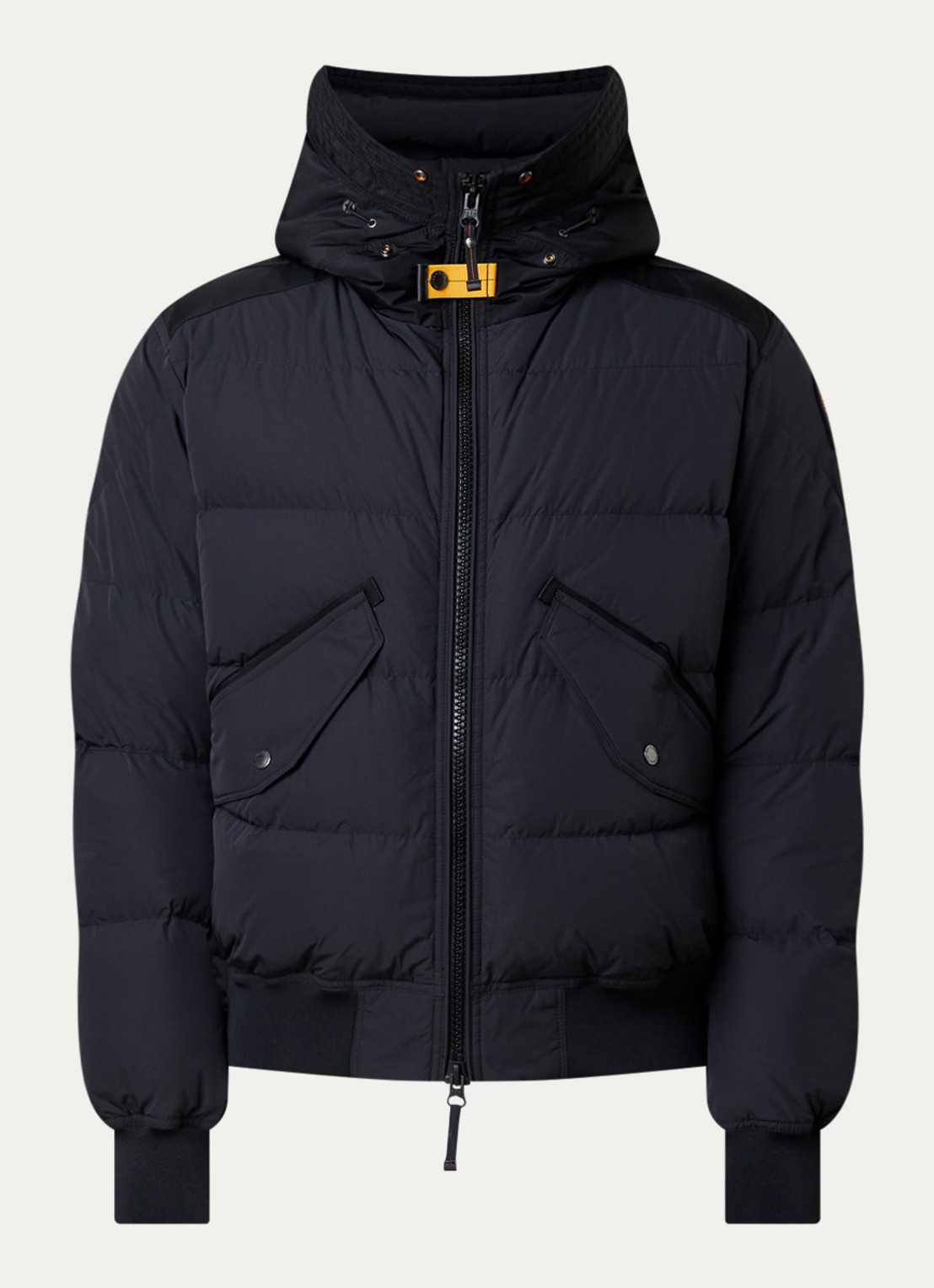 Parajumpers Wilmont 2.0 pufferjack met donsvulling - voorkant 2 zwart